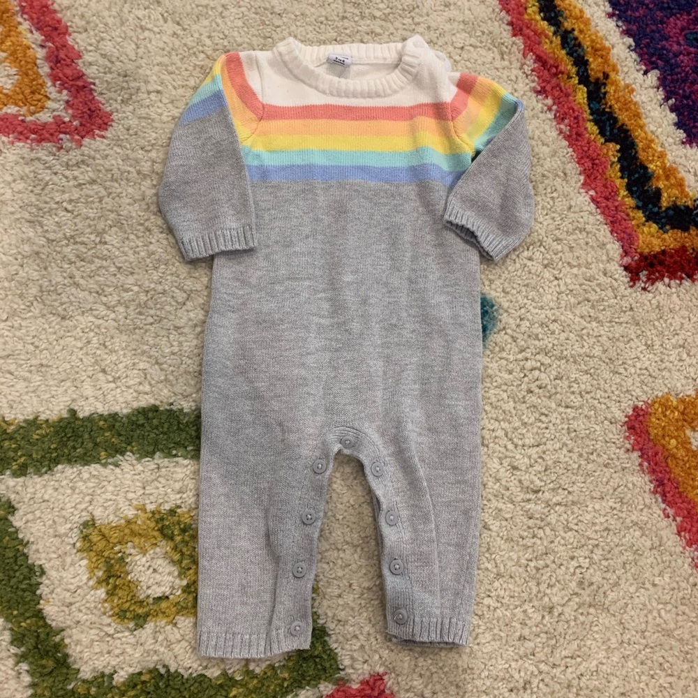 Janie and Jack rainbow suit